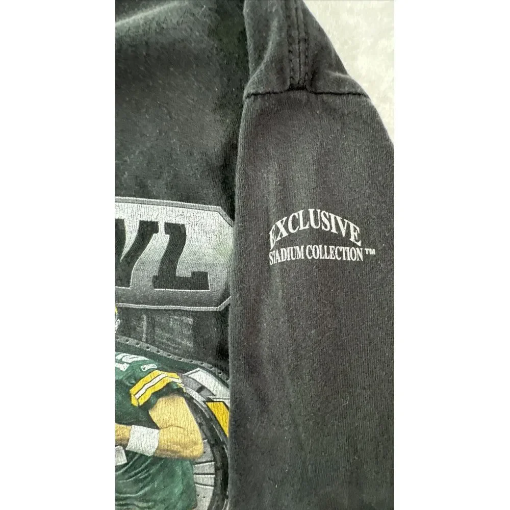 Reebok Exclusive Collection shirt  Super‎ Bowl XLV Steelers Packers Long Sleeve